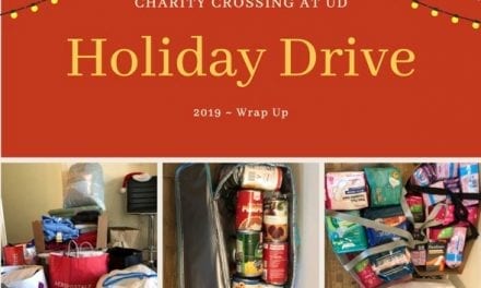 Charity Crossing at UD Holiday Drive Wrap Up
