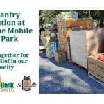 Food Pantry Distribution at Timberlane Mobile Home Park