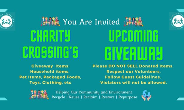 Charity Crossing’s Upcoming Giveaways