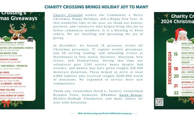 Charity Crossing Brings Holiday Joy to Many